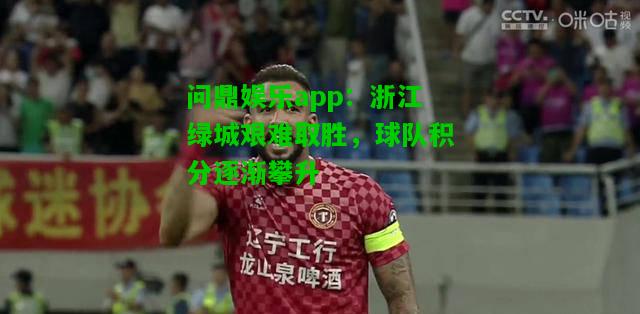 问鼎娱乐app：浙江绿城艰难取胜，球队积分逐渐攀升  第2张